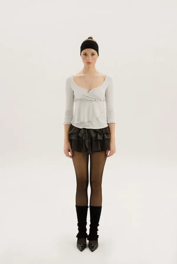 [1st pre-order] Rosalyn wrap top