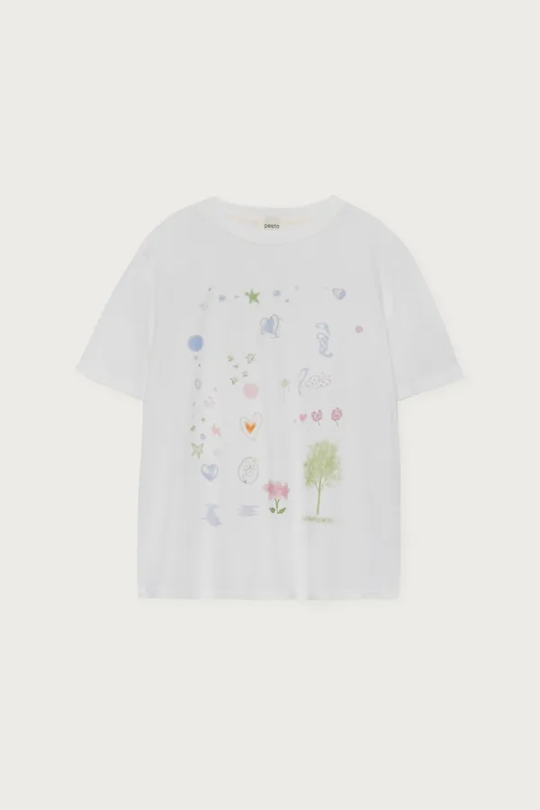 환상의 나라 T-SHIRT WHITE