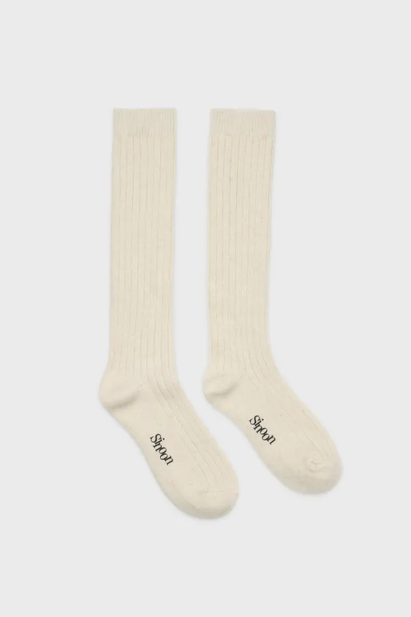 WOOL BLEND CREW SOCKS (5 COLORS)