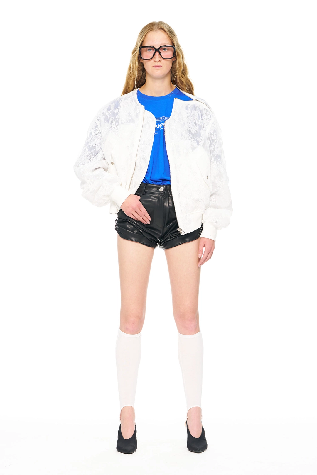푸쉬버튼 PS26 BLUE HYBRID LAYERED TOP 상품 이미지 2