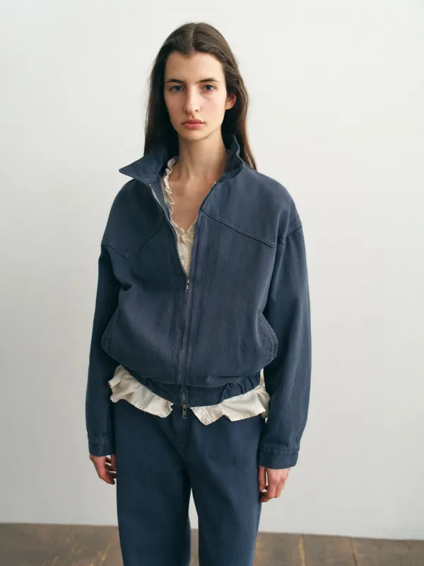 2nd) Fade Denim Jacket_Fog Navy