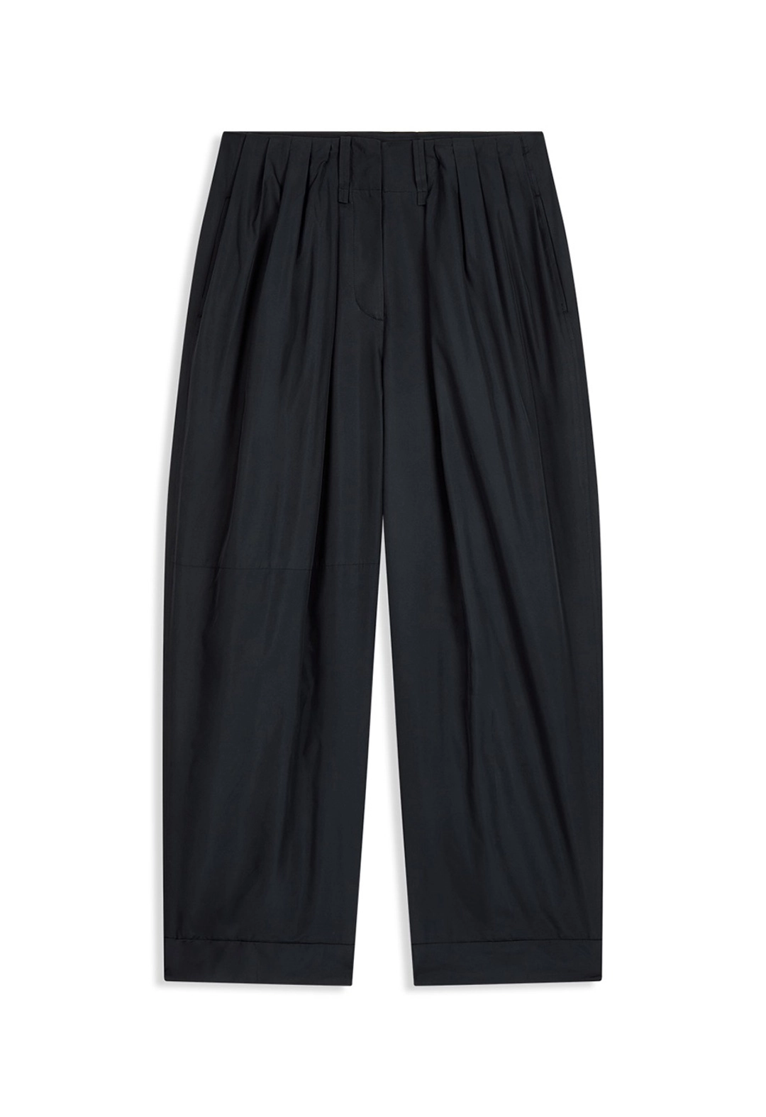 오픈와이와이 FLUID FULL GATHER PANTS, DARK NAVY 상품 이미지 1
