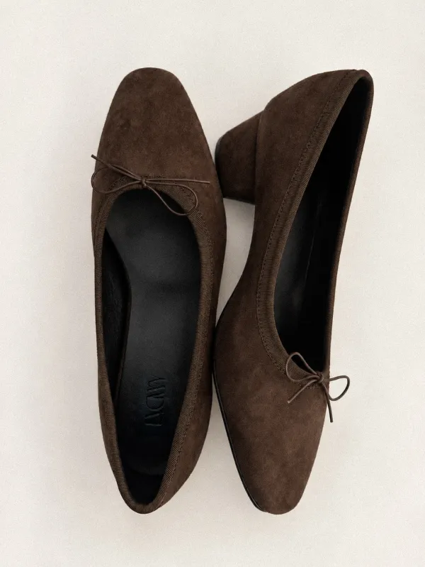 PIPI ballet pumps / 브라운스웨이드