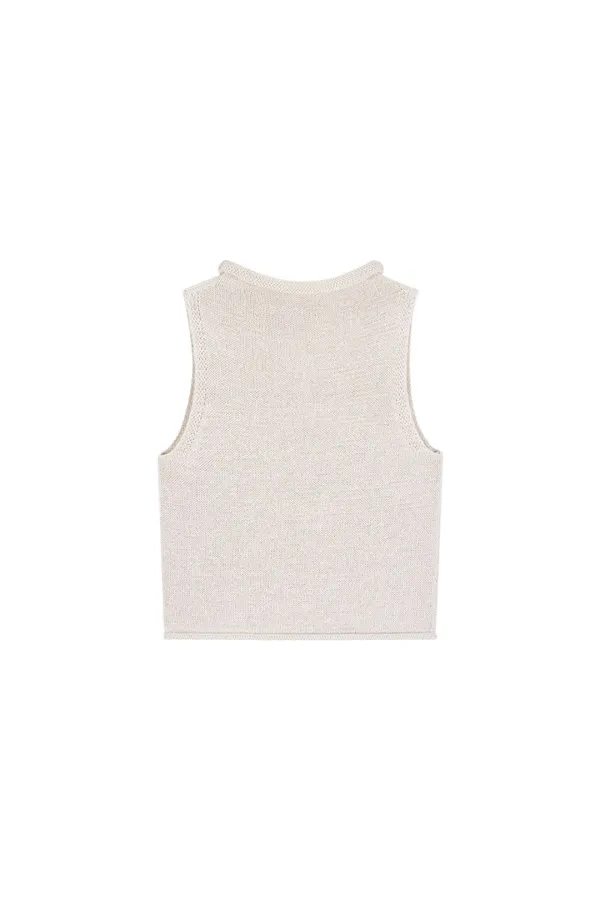 [2nd] Bun Knit Sleeveless