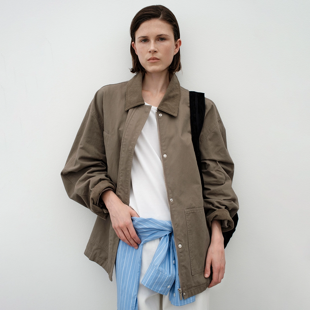 아뜰리에 나인 (CT-1467)CORA CORDUROY COTTON JACKET 상품 이미지 1