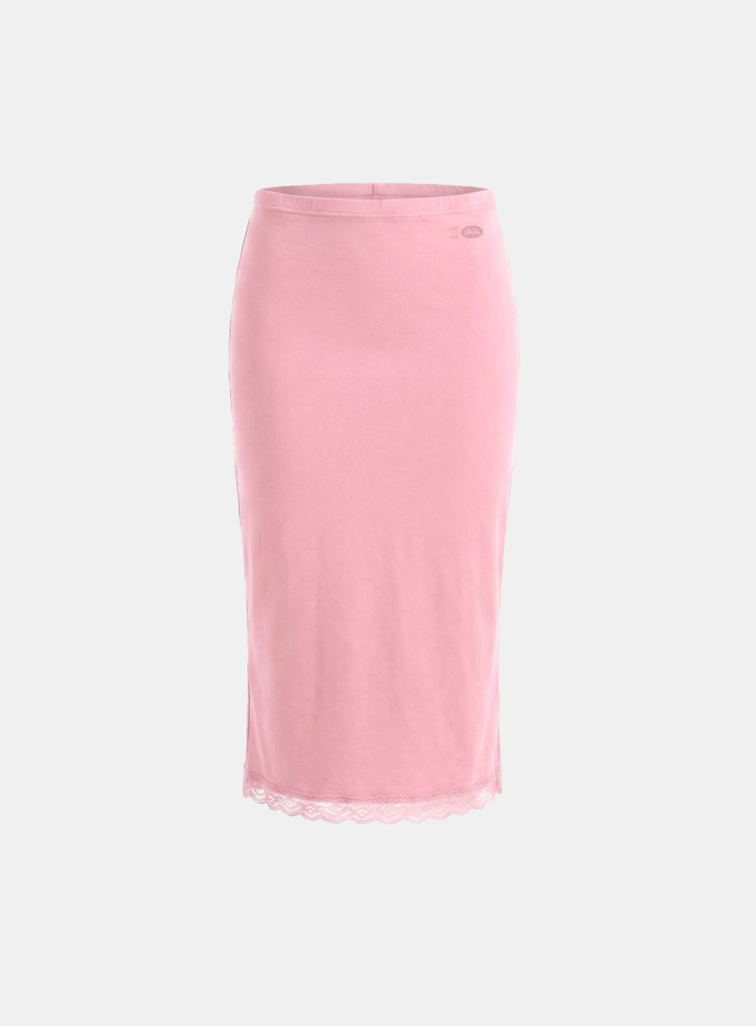배드블러드 [w-skt26-019] Everyday Lace Midi Skirt - Pink 상품 이미지 1