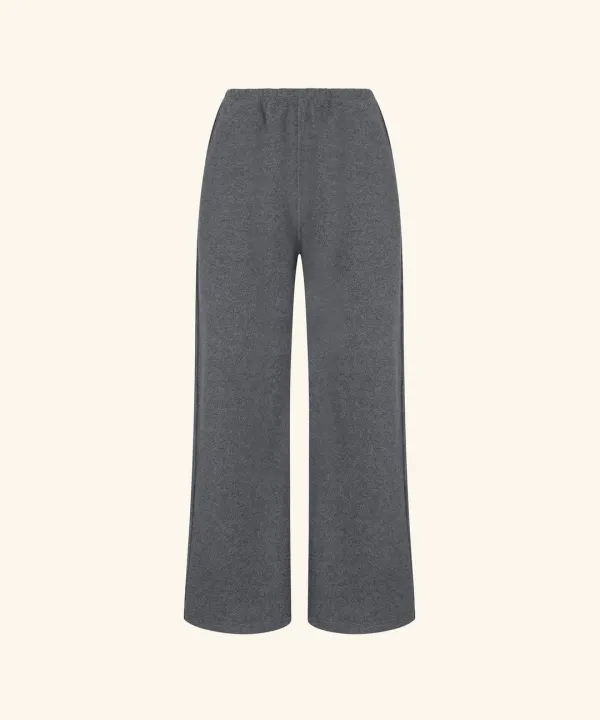 [9/22 11:00am Coming soon] Letters Mémoire Fleece Pants (Charcoal)