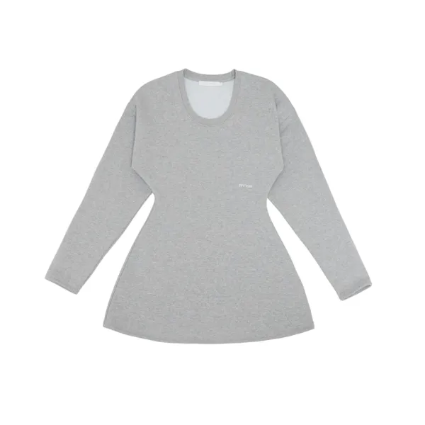 Jersey A Line Dress (heather grey)