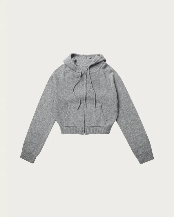 Selene Hoodie Zip-up - Gray