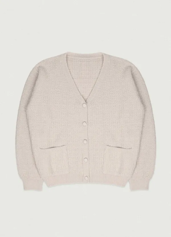 Salty Alpaca cardigan [cream]