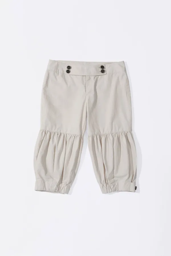 Balloon Capri Pants Raw