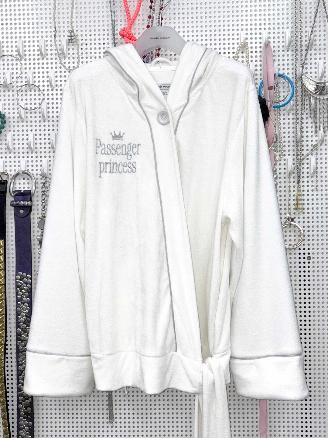 스컬프터 Bath Robe Hoodie White(Princess) 상품 이미지 1