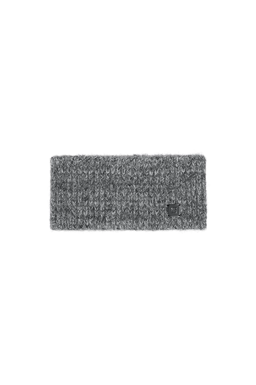 트리밍버드 Fluffy Mixed Knit Hairband [ Charcoal ] 상품 이미지 1