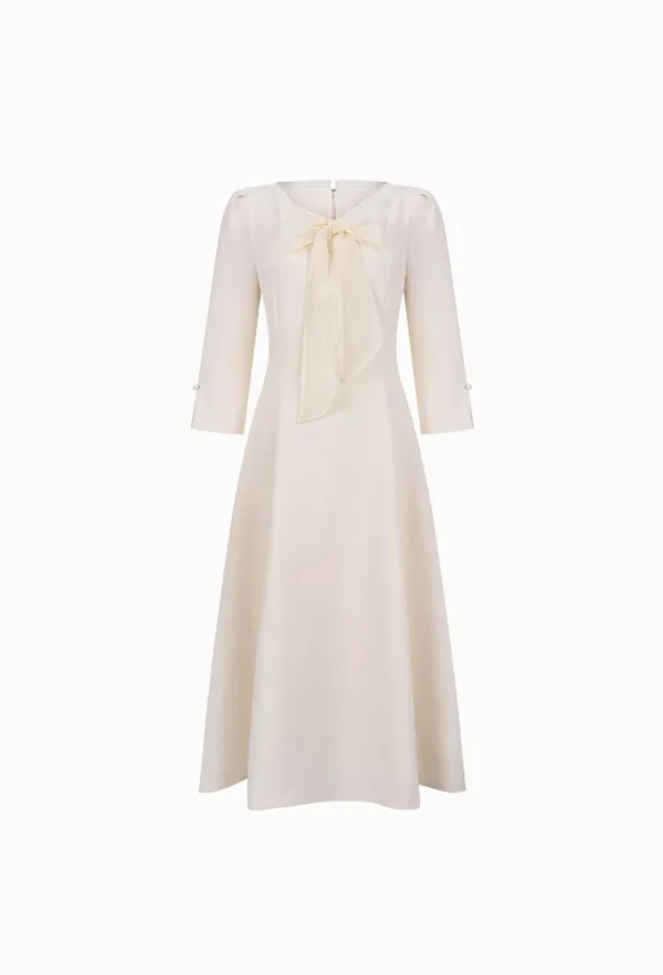 Peony Tie One-piece (Cream)