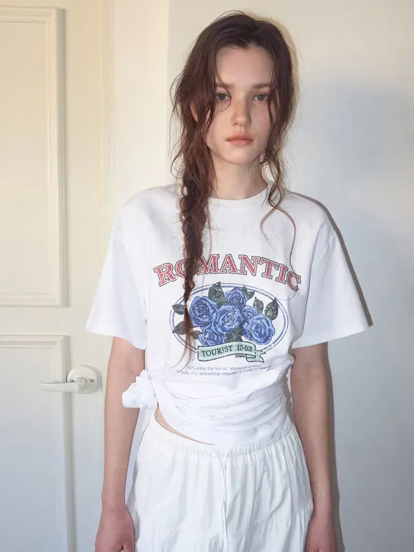 Romantic Graphic T-Shirt, White