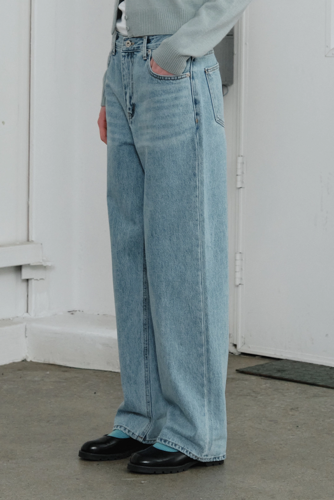 브렌다 브렌든 NCFV denim pants - light blue 상품 이미지 2