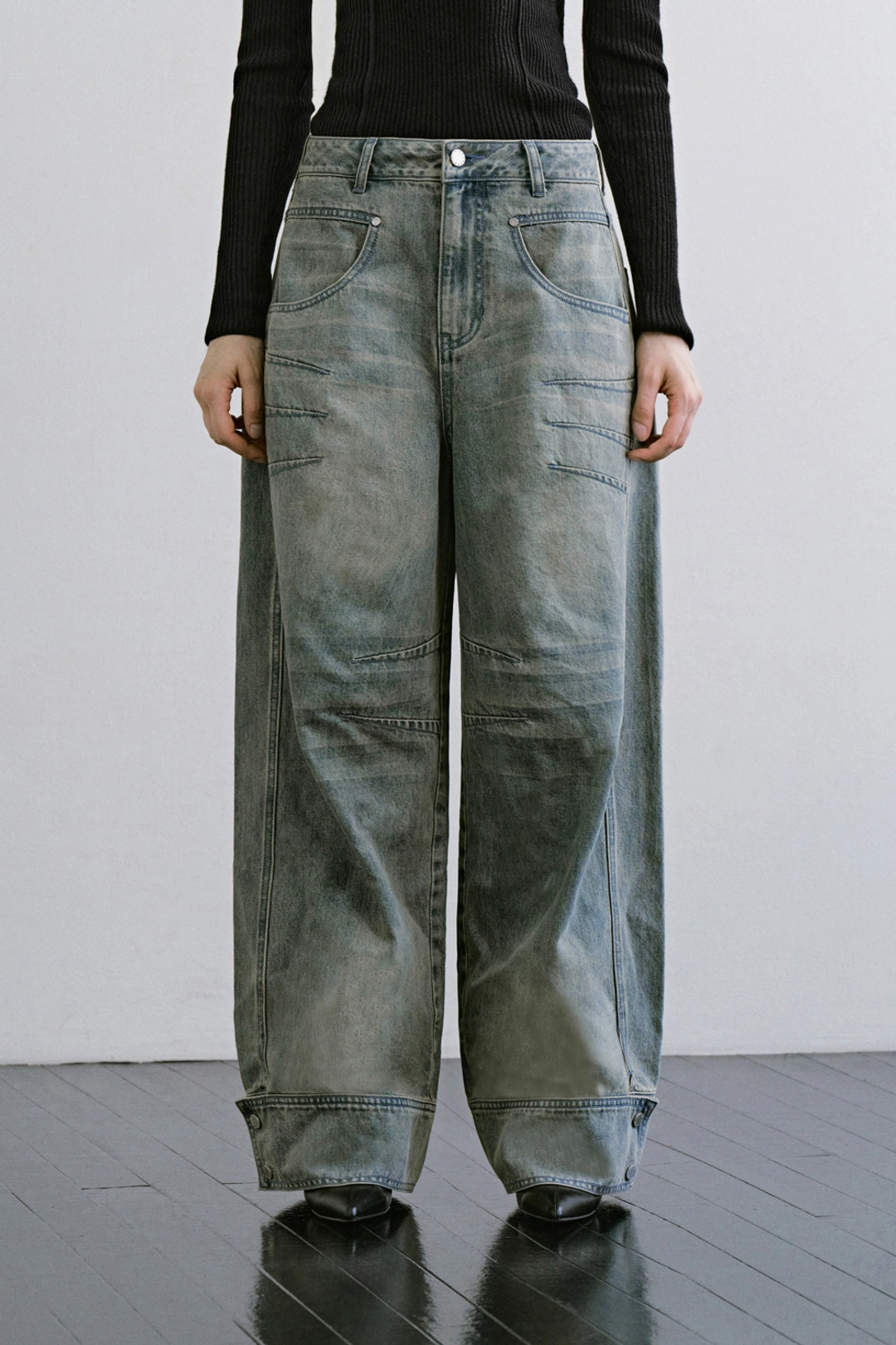 트리밍버드 Darted Barrel Denim [ Blue ] 상품 이미지 1