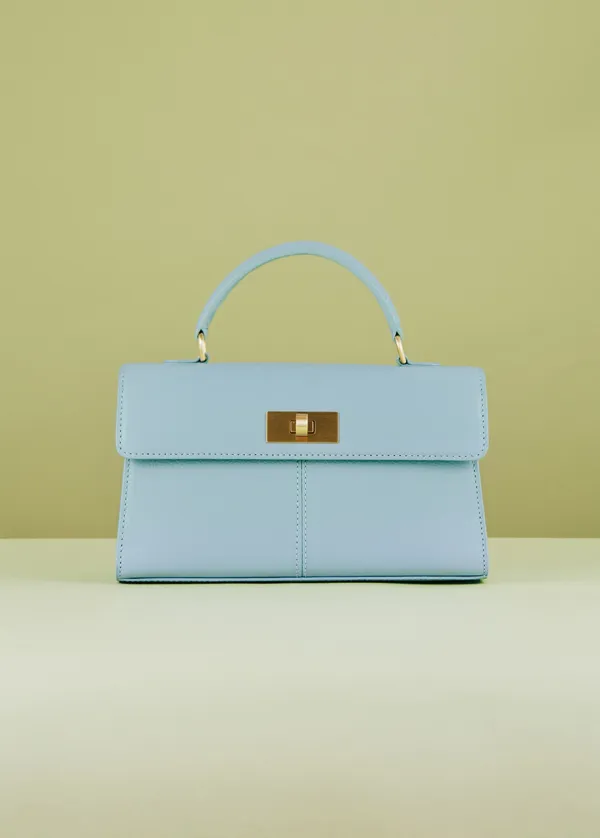 CHIXLABEL H 레브 스퀘어백 22(Small)-Blue Atoll