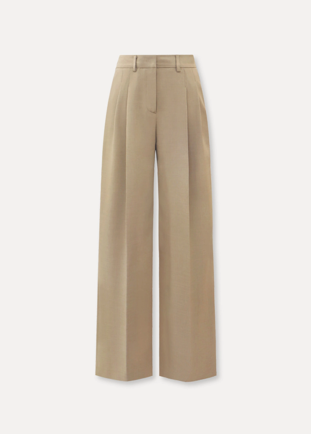 칙스라벨 CHIXLABEL H 리치 핀턱 와이드팬츠 -  Maron Beige 상품 이미지 2