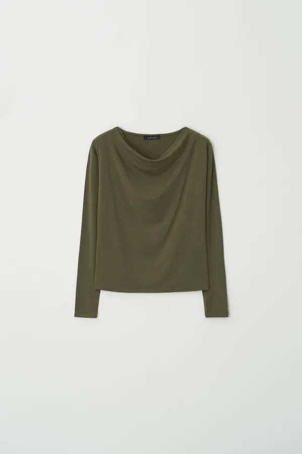 Vera Drape Long Sleeve