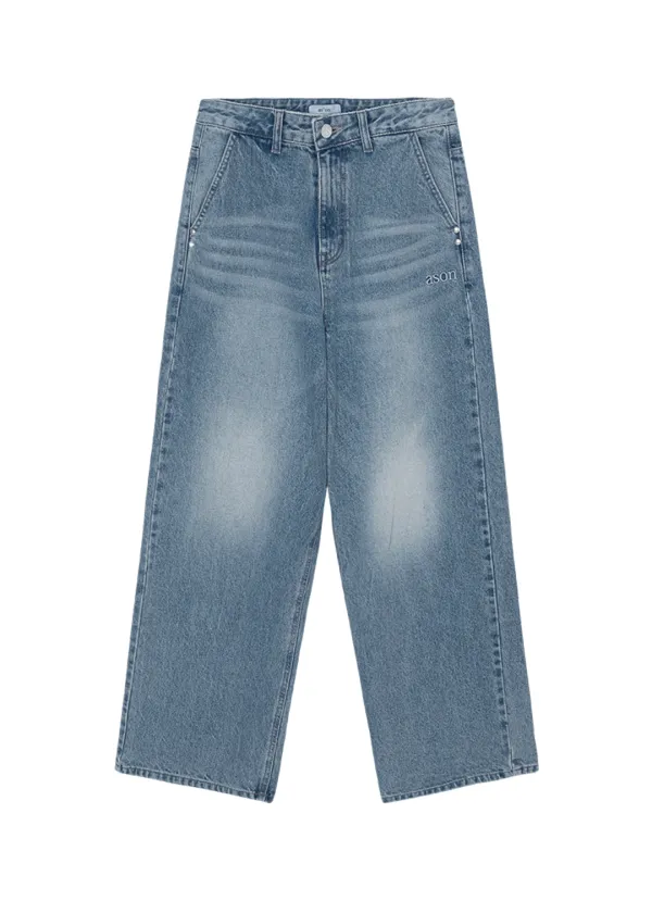 DUSK DENIM PANTS / LIGHT-BLUE