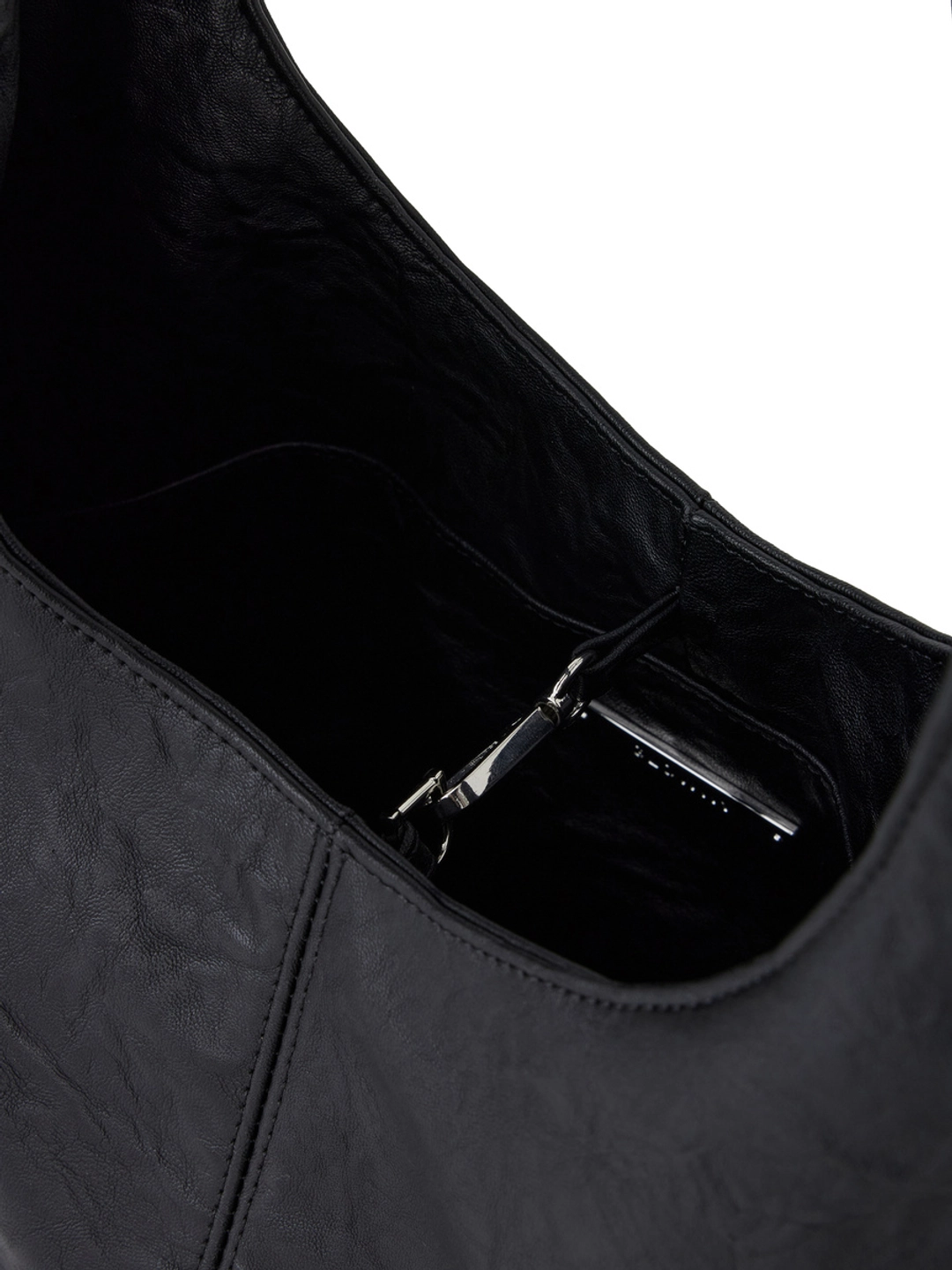 글로니 G LEATHER HALF SHOULDER BAG (BLACK) 상품 이미지 3