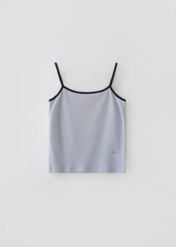 Punching ringer sleeveless (sky blue)