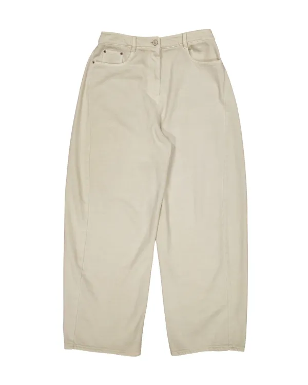 olly ecru pants (ivory)