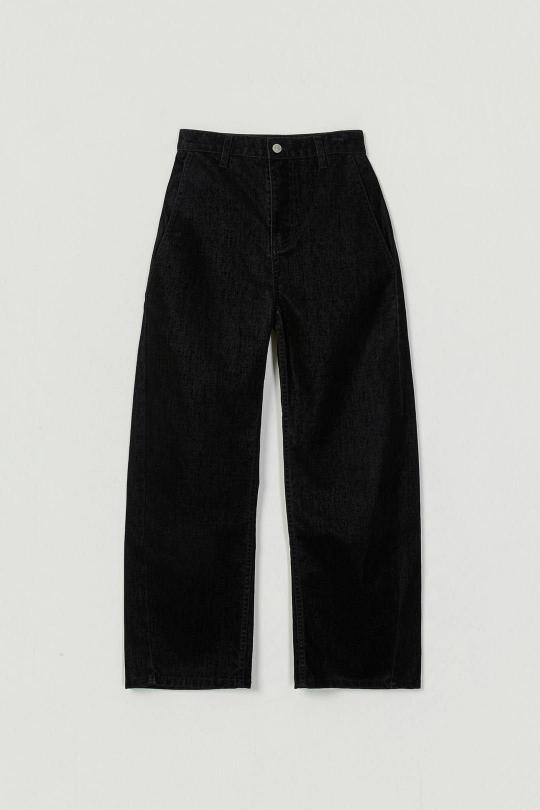 세이지먼트 VELORA CURVED VELVET PANTS_BLACK 상품 이미지 3
