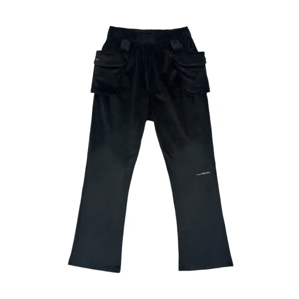 24-005 FLEECE POCKET PANTS (BLACK)