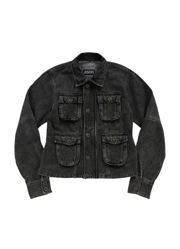 TAN DENIM JACKET