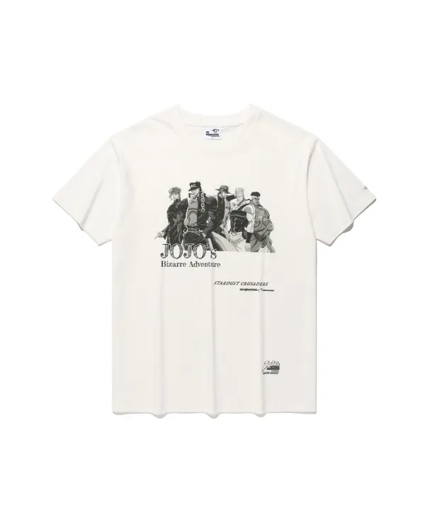 jojo\'s stardust crusaders tee[white]