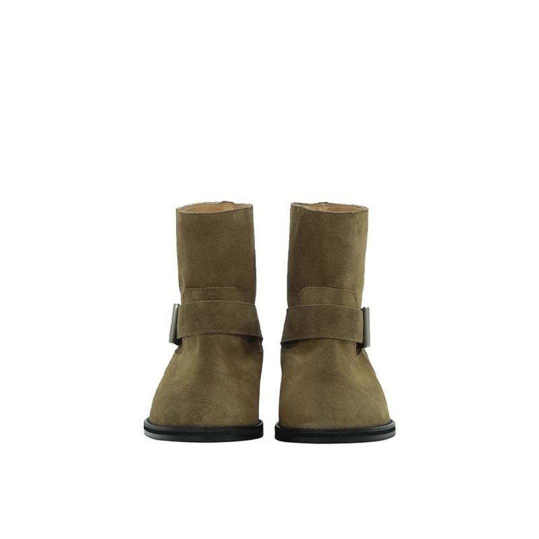 미닛뮤트 shorty buckle boots - suede khaki 상품 이미지 3