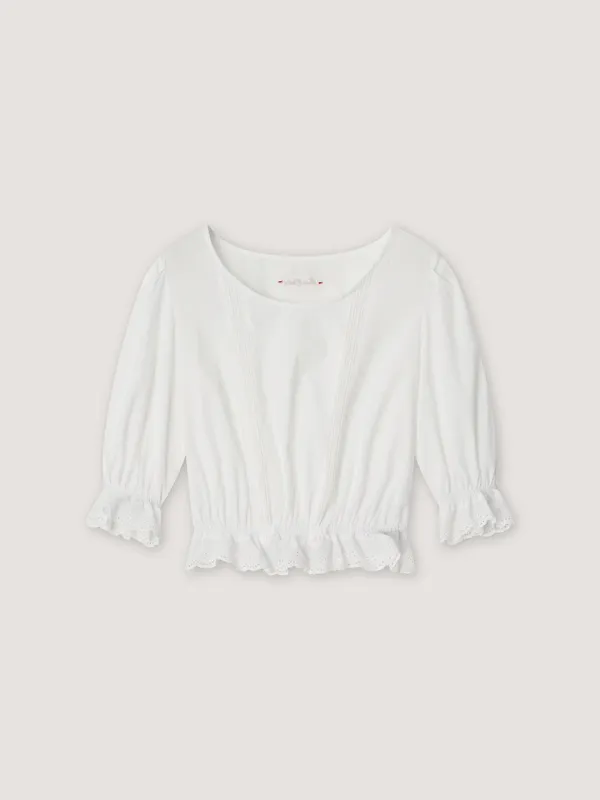 Dudu Lace Blouse – Ivory