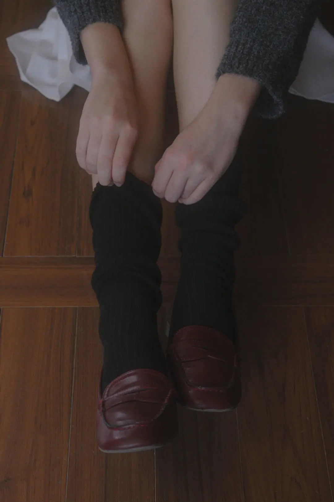 위드아웃썸머 Basic cotton socks_black 상품 이미지 1
