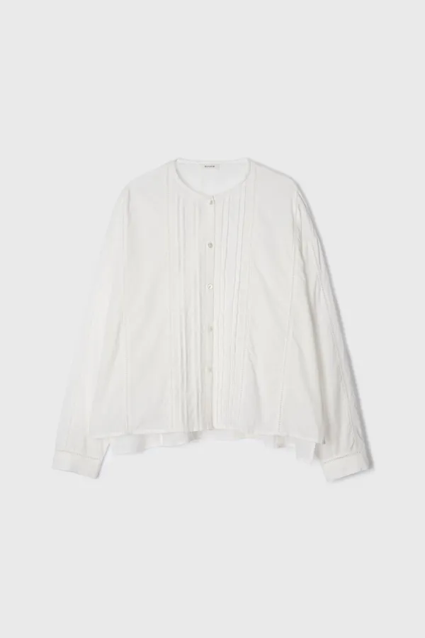 Cotton Eyelet Blouse (White)