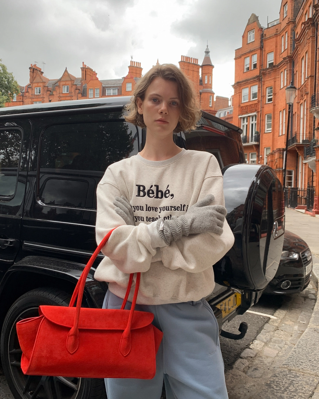 누아르나인 Bébé Sweatshirt [OATMEAL] 상품 이미지 2
