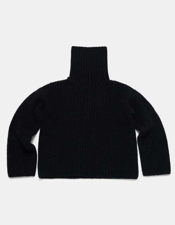 Verity Turtleneck Pullover (Black)