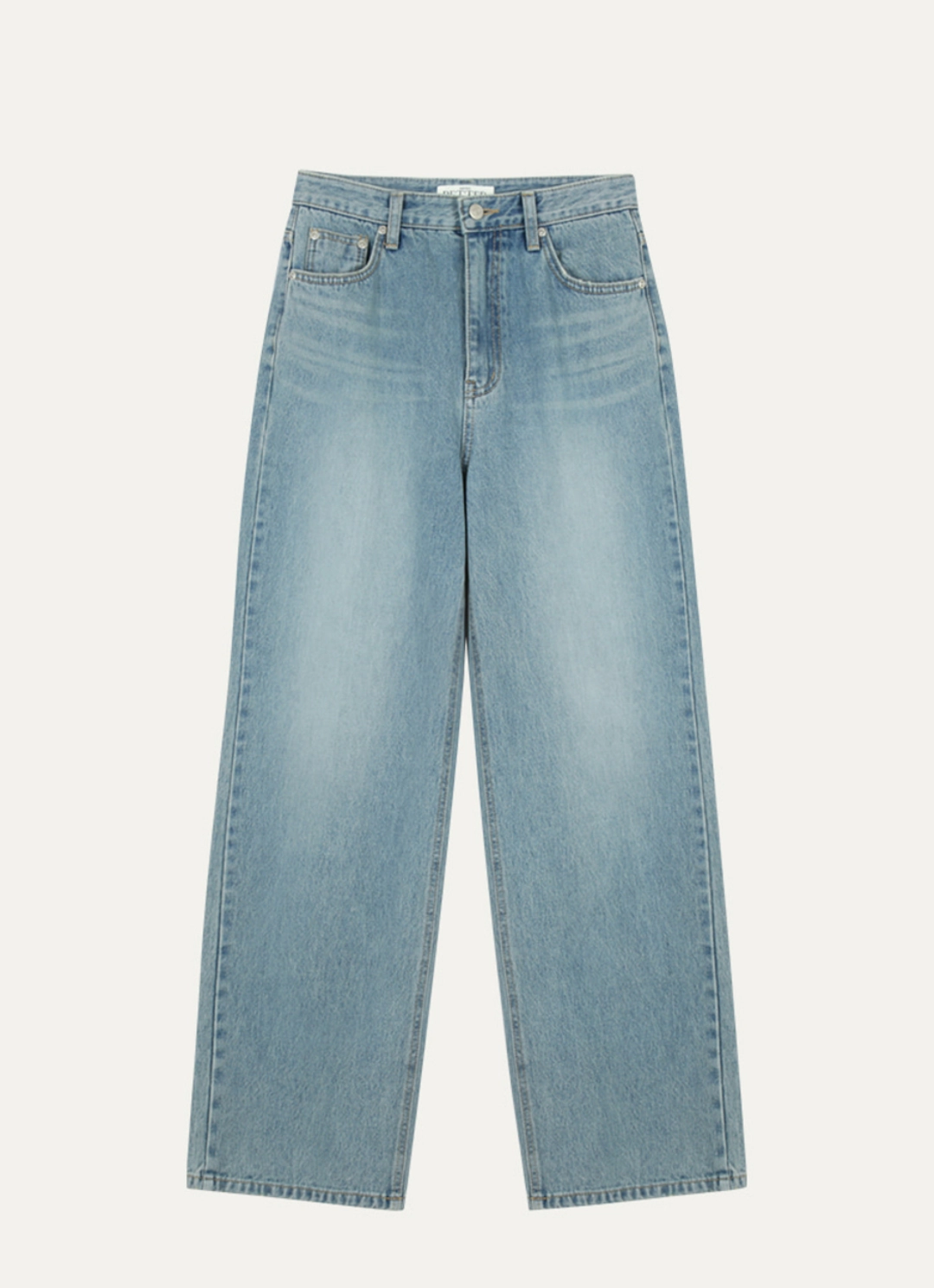 노운베러 Modern straight fit denim pants [KNFW01PT01]_Blue 상품 이미지 3