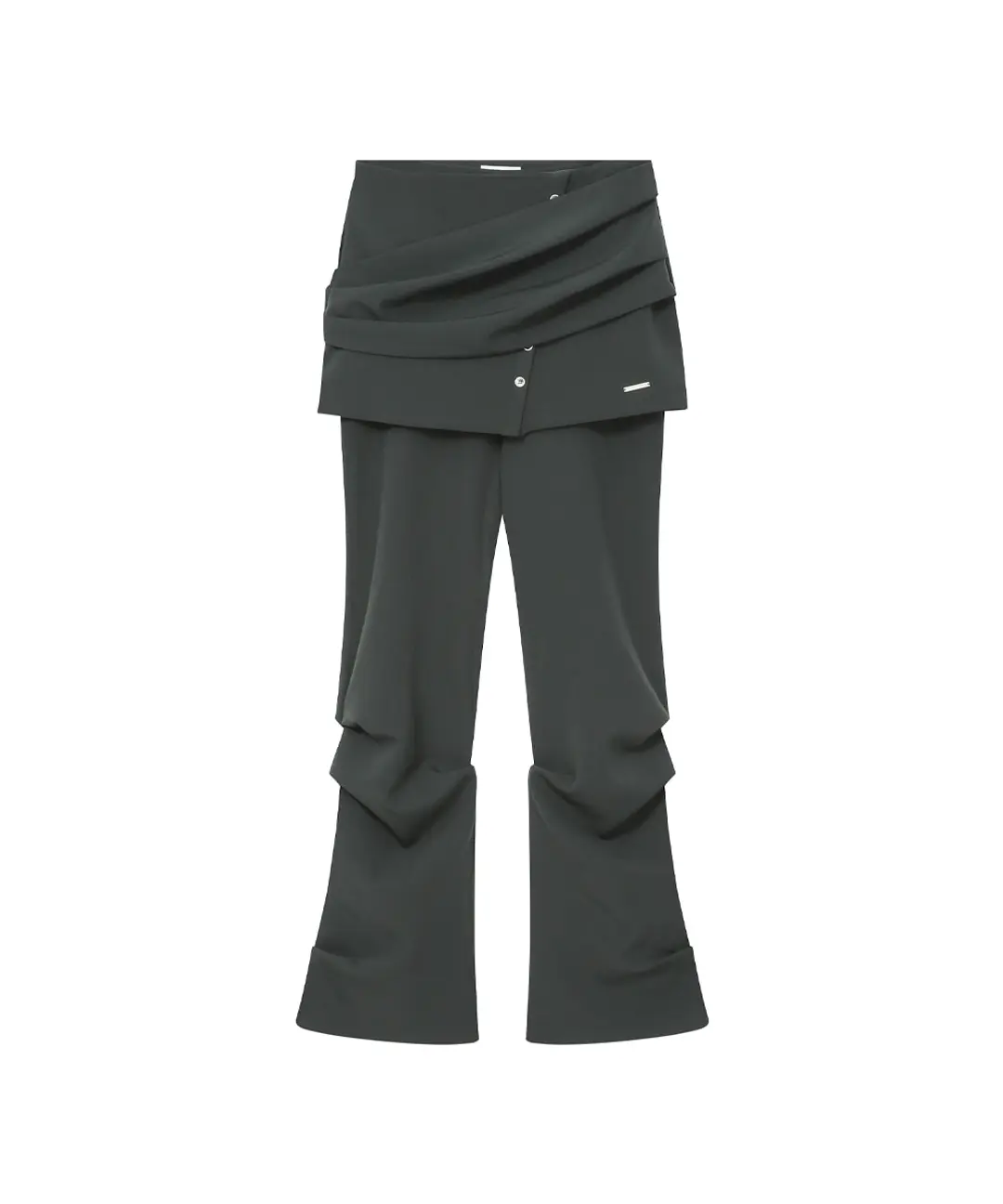 미세키서울 Draped shirt skirt pants SET CHARCOAL 상품 이미지 1