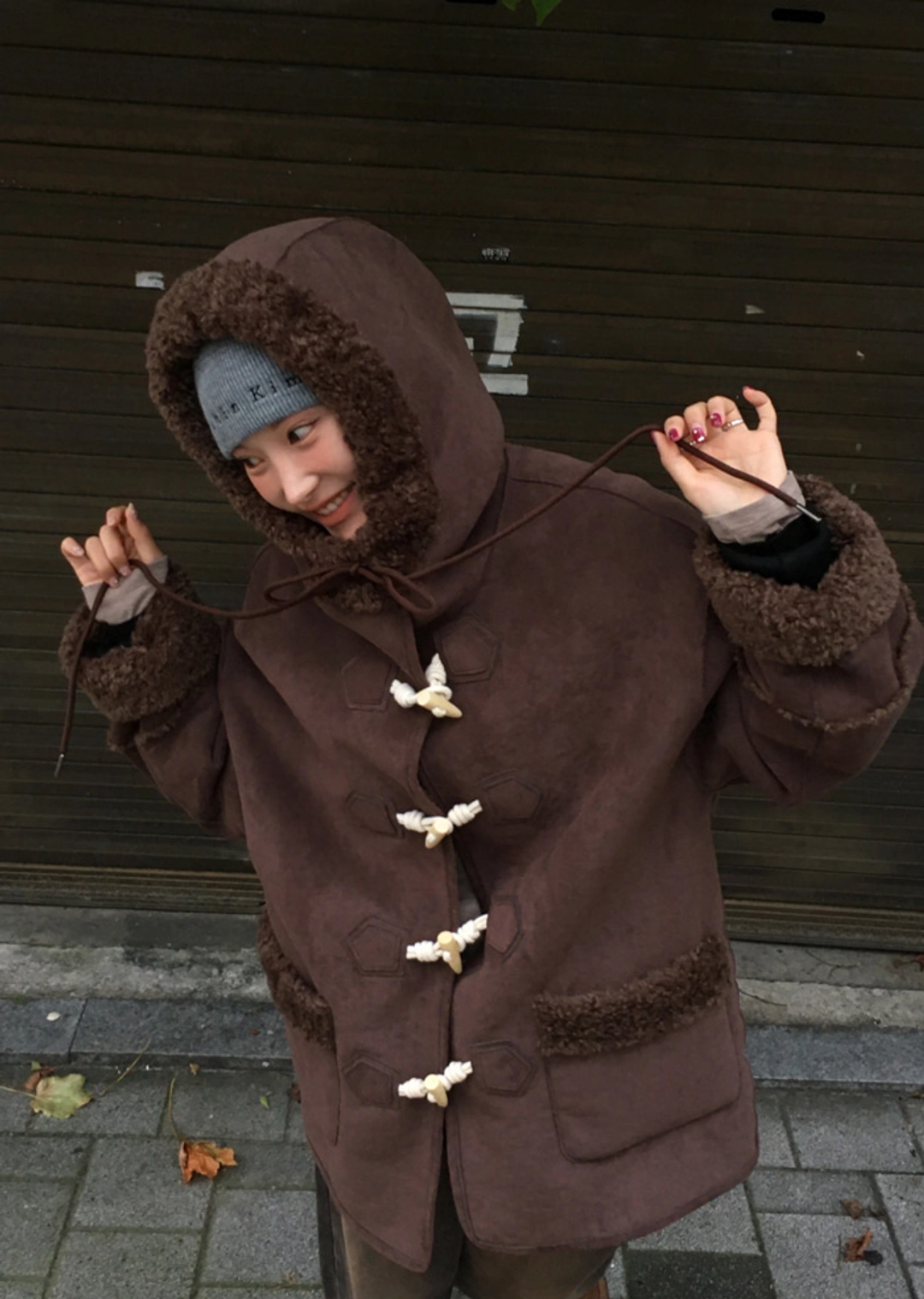 아노에틱 ANC HOODIE MUSTANG_BROWN 상품 이미지 3