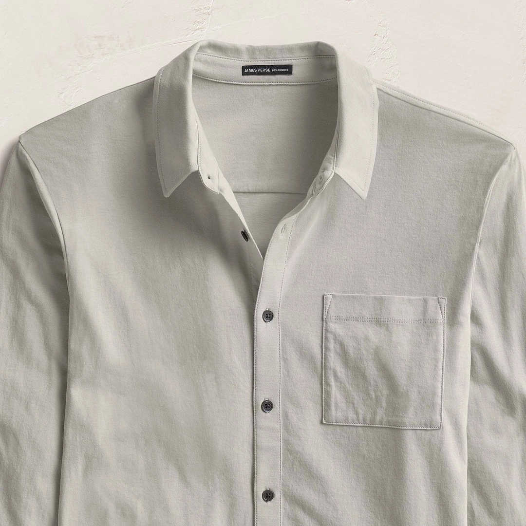 제임스펄스 Clean Finish Jersey Shirt - Salt 상품 이미지 2