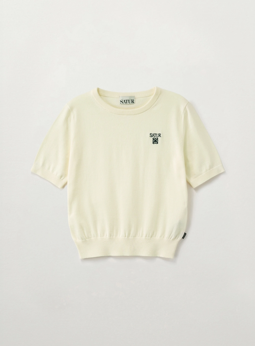 세터 (W) Loren Fine Half Knit - Cream 상품 이미지 1