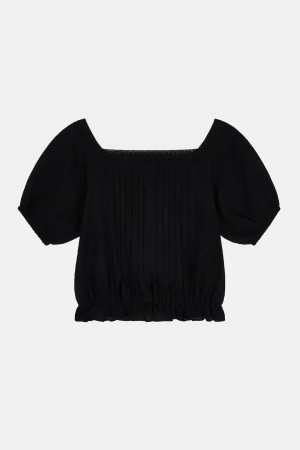 REVE OFF BLOUSE_black