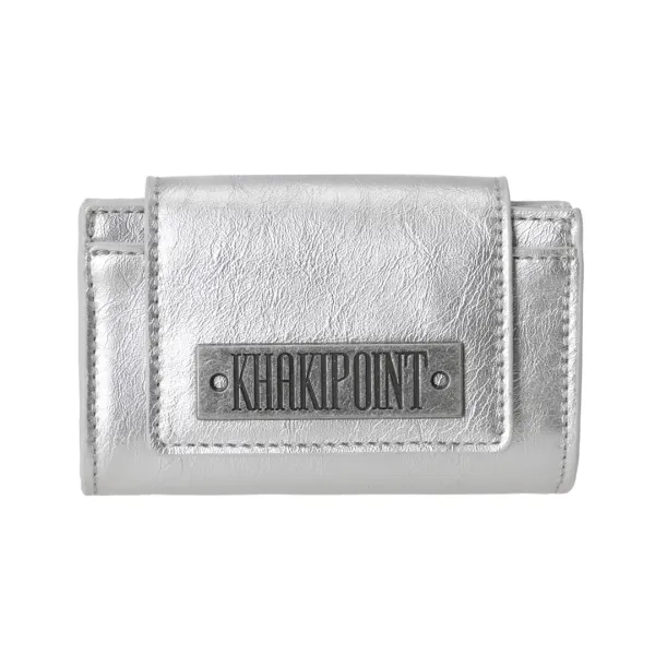 Leather Card Wallet (silver)