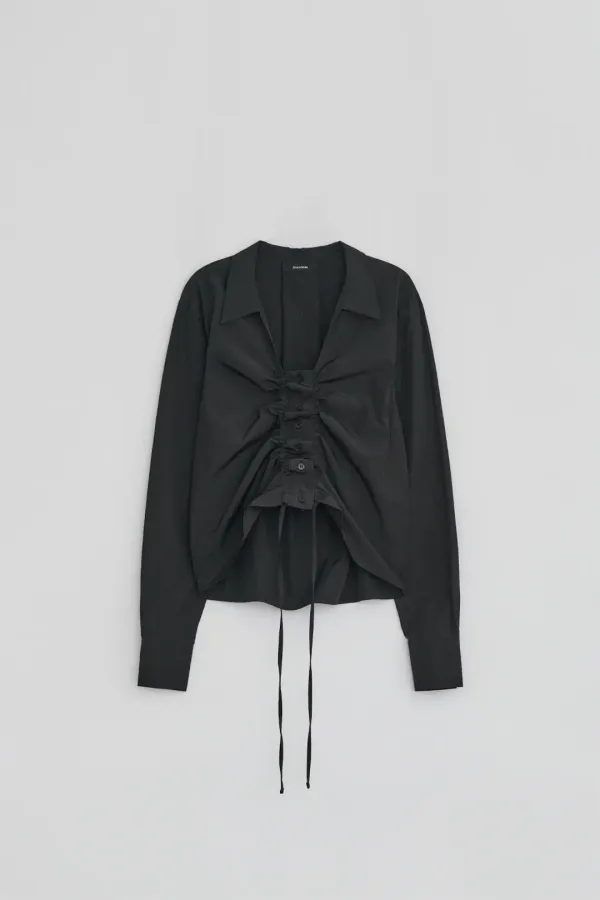 STRING SHIRRING SHIRTS