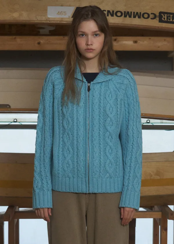 Steve cowichan cardigan (light blue)
