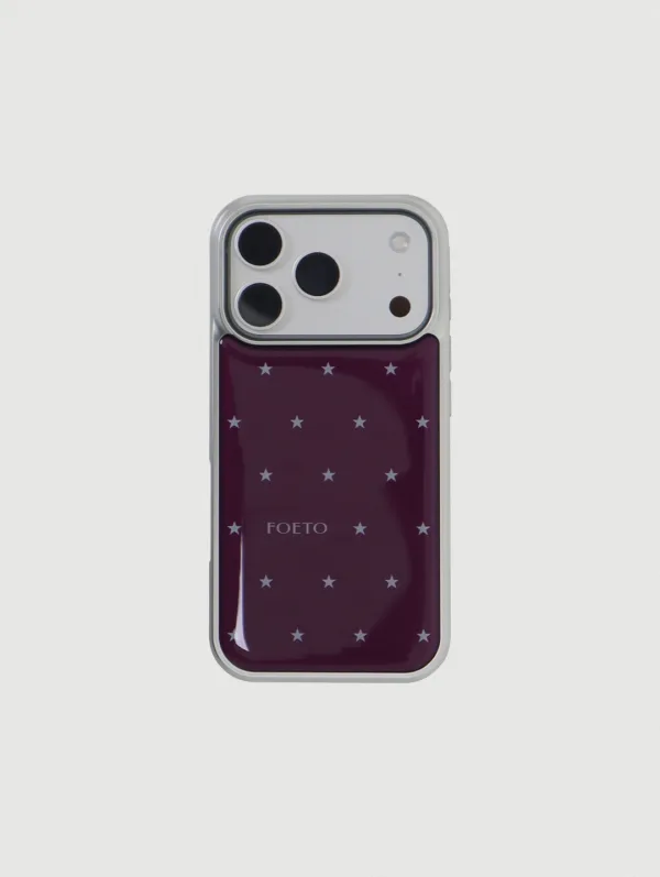[8th/restock] FE star iphone case - purple (exclusive)