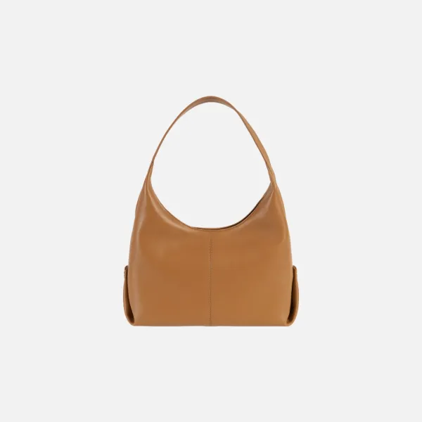 SIAC3076 Lambskin Flow Bag M_Camel