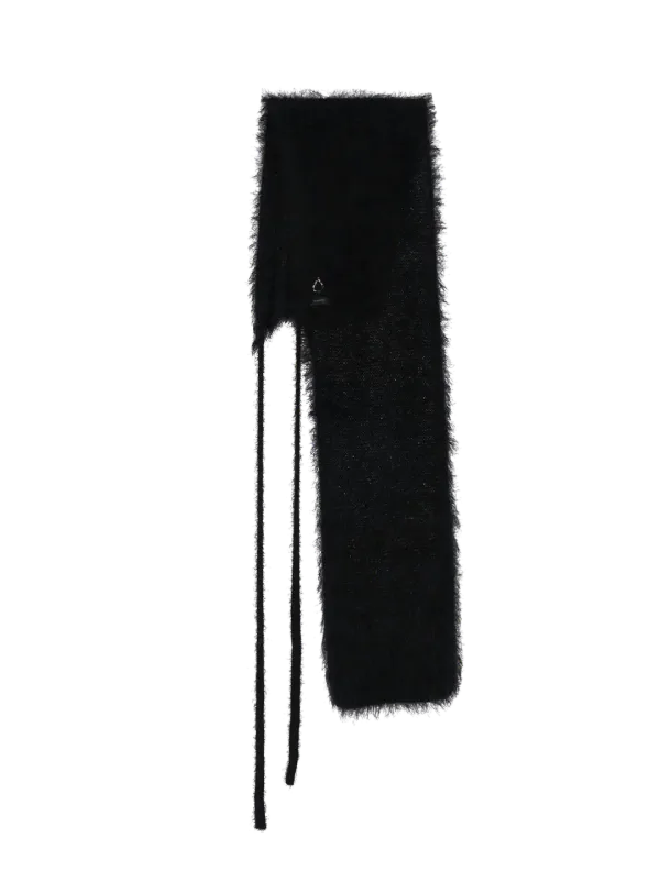 HAIRY MUFFLER BLACK